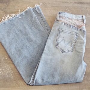 MOTHER The Sunburst Roller Ankle Fray Size 27